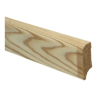 Koloniale plint 58x22 mm massief grenen