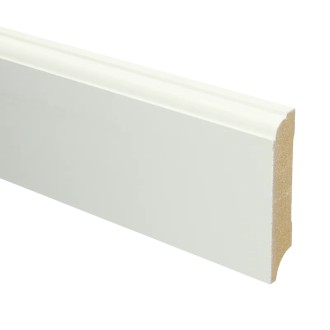 Hoge kraalplinten | Sierlijke plinten RAL9010 zijdeglans