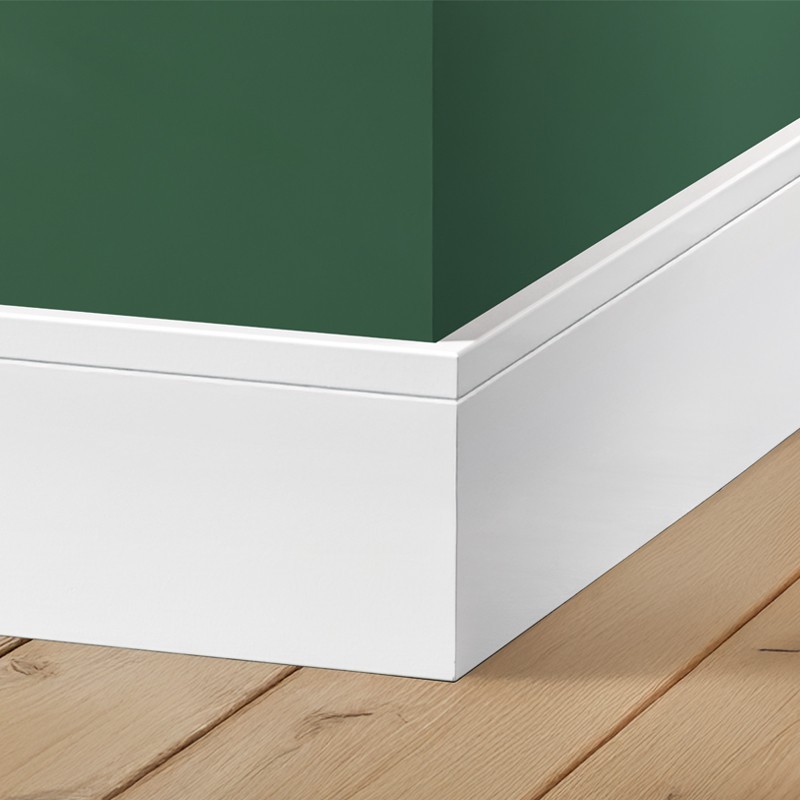 Lage luxe MDF plinten | subtiele inkeping | Snel bezorgd | GekOpHout.com