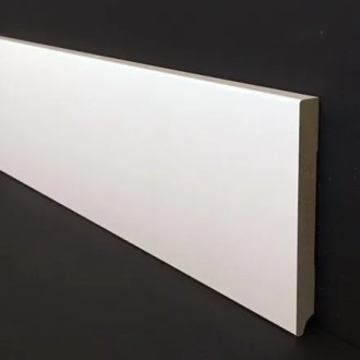 Rechte plint hardhout 12x100mm