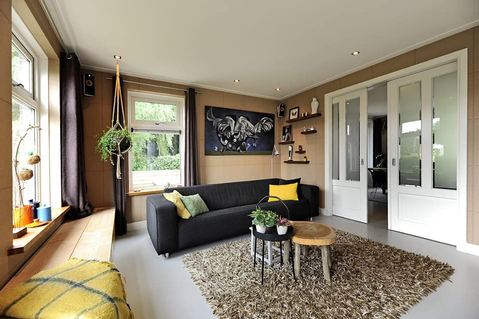 De warmte van vloerbedekking